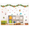 Cheap Merry Christmas Removable Colorful Vinyl Wall Window Sticker